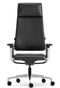 Fotel biurowy Connex2 wysoki black tapicerowane