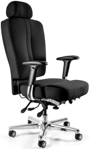 Fotel pneumatyczny MAJOR 150kg - profesjonalny fotel 24/7 z atestem BS 5459