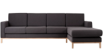 Sofa SCANDIC 3 os. z szezlongiem P