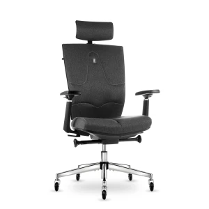 Fotel biurowy z zagłówkiem SPACE Cosmic Grey | Wysyłka 24h
