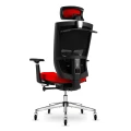 Fotel SPACE Fire Red to inwestycja w zdrowie potwierdzona certyfikatami.webp