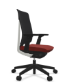 Profim XenonNet – fotel ergonomiczny z grafitowym łącznikiem, siatkowe oparcie i czarny krzyżak.png