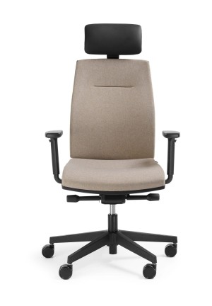 Fotel biurowy Bejot Corr - ergonomiczny fotel obrotowy z zagłówkiem