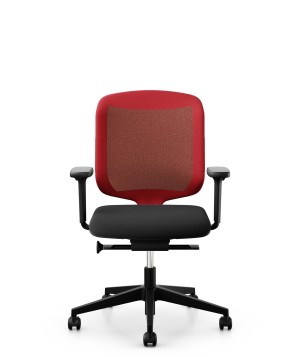 Fotel biurowy Giroflex 434 czerwony