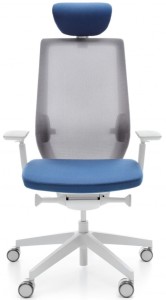 Fotel ergonomiczny AccisPro z zagłówkiem- skonfiguruj Twój wariant