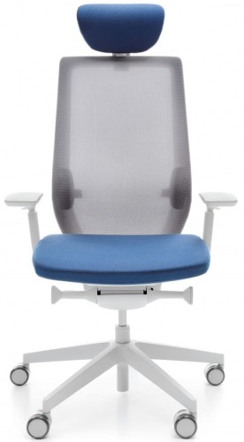 Fotel ergonomiczny AccisPro z zagłówkiem- skonfiguruj Twój wariant