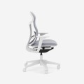 Ergonomiczne krzesło biurowe PROX Mesh Grey z podłokietnikami 4D i jasnoszarą podstawą.jpg