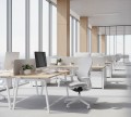 Krzesło PROX Mesh Grey w przestrzeni open space – elegancja i funkcjonalność w jednym.jpg