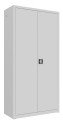 Metalowa szafa aktowa SBM 203 M LX, szeroka 100 cm, z zamkniętymi drzwiami skrzydłowymi, kolor RAL 7035.jpg