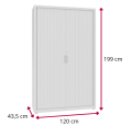 Wymiary szafy aktowej 1990x1200x435 mm – optymalne meble biurowe oszczędzające miejsce.png