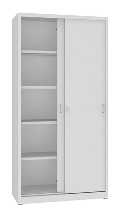 Szafa biurowa metalowa z drzwiami przesuwnymi SBM 222