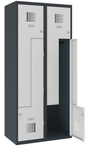 Szafa ubraniowa SUL 42W 4 skrytki typu L- 80cm