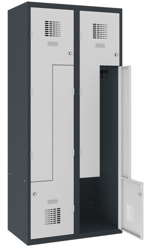 Szafa ubraniowa SUL 42W 4 skrytki typu L- 80cm