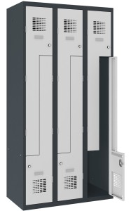 Szafa ubraniowa SUL 33W 6-drzwiowa typu L- 90cm