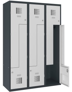 Szeroka szafa ubraniowa 6-osobowa - 120 cm komfort premium