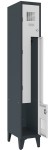 Metalowa szafa ubraniowa SUL 31W na nóżkach 30 cm