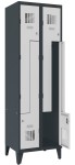 Metalowa szafa ubraniowa SUL 32W na nóżkach 60 cm