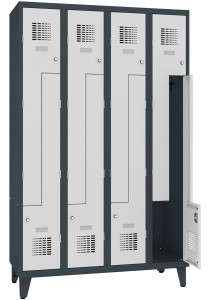 Szafa ubraniowa SUL 34W na nóżkach 8-osobowa 120 cm
