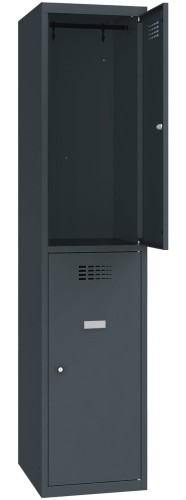 Szafa socjalna skrytkowa SUS 412W Malow - 40 cm, 2 schowki