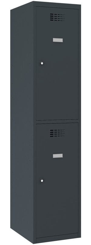 Szafa socjalna skrytkowa SUS 412W Malow - 40 cm, 2 schowki