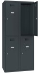 Szafa socjalna skrytkowa SUS 422W Malow - 80 cm, 4 schowki