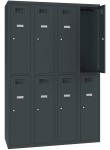 Szafa socjalna skrytkowa SUS 342W - 120 cm, 8 schowków