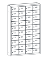 Szafa śniadaniowa MSUS 3410 o szerokości 1150 mm, konstrukcja z blachy do 1 mm.png