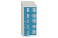 Metalowa szafka śniadaniowa z plexi o wymiarach 1090x430x300 mm, 10-skrytkowa.jpg