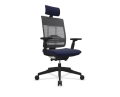 Granatowy fotel Profim Xenon Net - profesjonalna tkanina bez metali ciężkich-EVO010.png