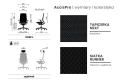 Ergonomiczny fotel AccisPro 151SFL: wymiary i czarna kolorystka.png