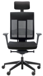 Fotel biurowy Profim Xenon Net - All-Black | Wysyłka 24h