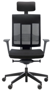 Fotel biurowy Profim Xenon Net - All-Black | Wysyłka 24h