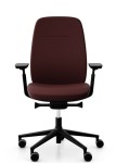 Fotel Profim Pace 100SFL MAX | Tapicerowane oparcie | Czarny 