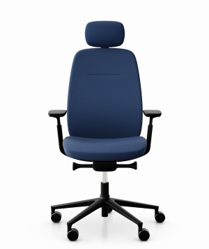 Fotel ergonomiczny Profim Pace z zagłówkiem | czarny