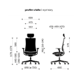 Ergonomiczny fotel gabinetowy Violle 151SFL z siatką Runner, regulowanymi podłokietnikami i zagłówkiem.png