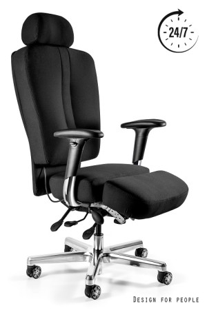 Fotel pneumatyczny MAJOR 150kg - profesjonalny fotel 24/7 z atestem BS 5459