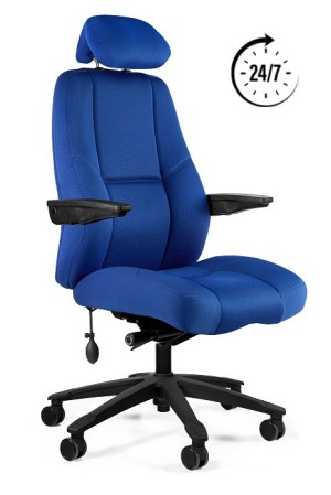 Fotel biurowy 24/7 ATLAS | do 150 kg i pracy zmianowej
