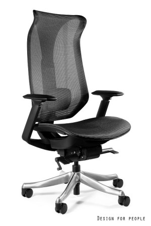 Fotel ergonomiczny FOCUS - dla wysokich | Full-Mesh