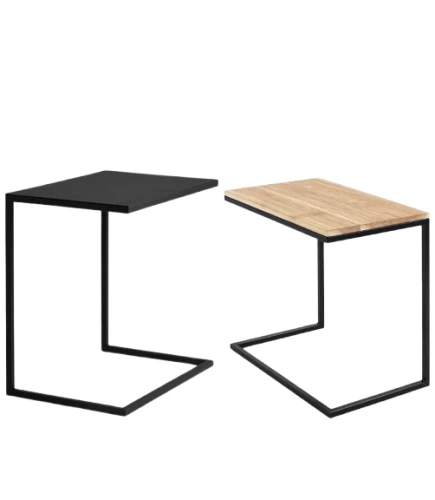 Geometryczny stolik boczny LUPE MAX 60x40 - CustomForm