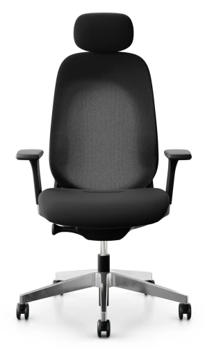 Fotel biurowy Giroflex 40 czarny z zagłówkiem | Wysyłka 24h