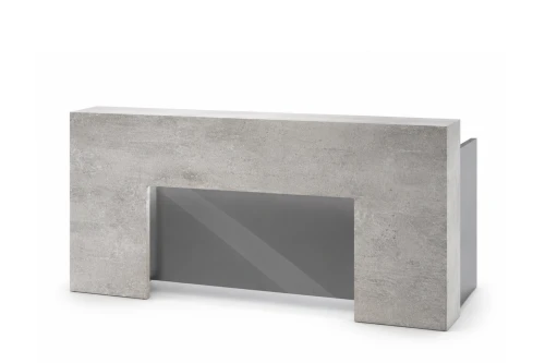 Lada recepcyjna BLOCK (Wuteh) | dekor betonu