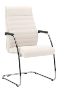 Nowy Styl Lynx Chrom - eleganckie krzesło konferencyjne na płozie