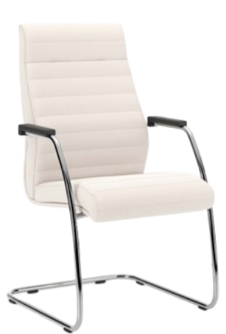 Nowy Styl Lynx Chrom - eleganckie krzesło konferencyjne na płozie