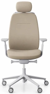 Fotel ergonomiczny skórzany Profim Pace 101SFL MAX z zagłówkiem
