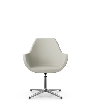 Fotel konferencyjny Profim Fan 10F | Polerowane aluminium