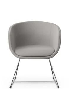 Designerski fotel Profim Nu 20V3 na płozach