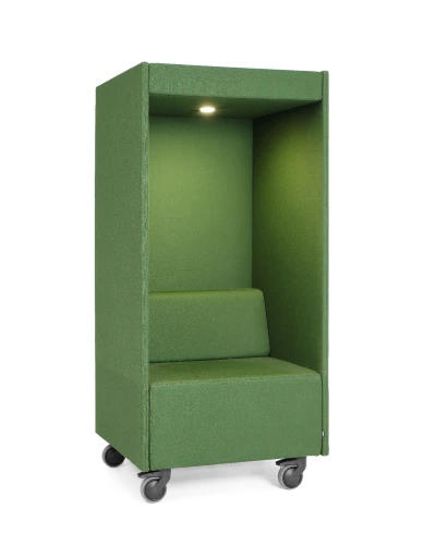 Fotel akustyczny Bejot Quadra:phone_box - wersja na kółkach