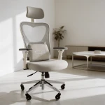 Ergonomiczny fotel biurowy CLOUVOU CleverSeat Biały | Wysyłka 24h! 