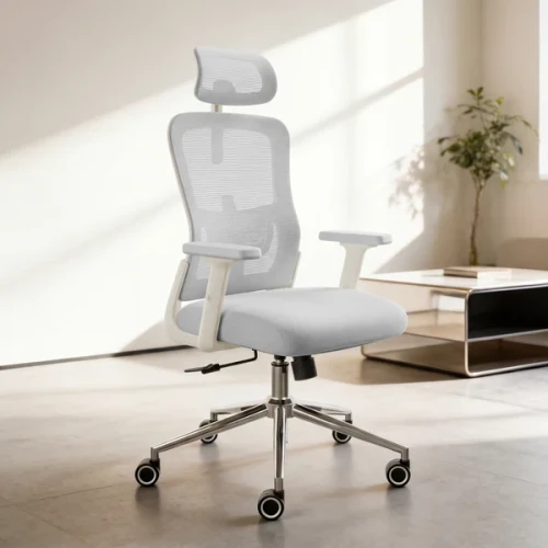 Fotel biurowy CLOUVOU BrightSeat Biały | Wysyłka 24h! 