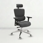 Fotel ergonomiczny CLOUVOU MasterSeat Szary - OUTLET Klasa A